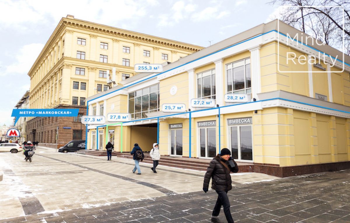 Продажа торгового помещения в Москве. Возле метро Маяковская. Москва, Садовая Б. ул, д 6,стр.2. Площадь: 27.80 кв.м. Цена: 82 500 000 руб