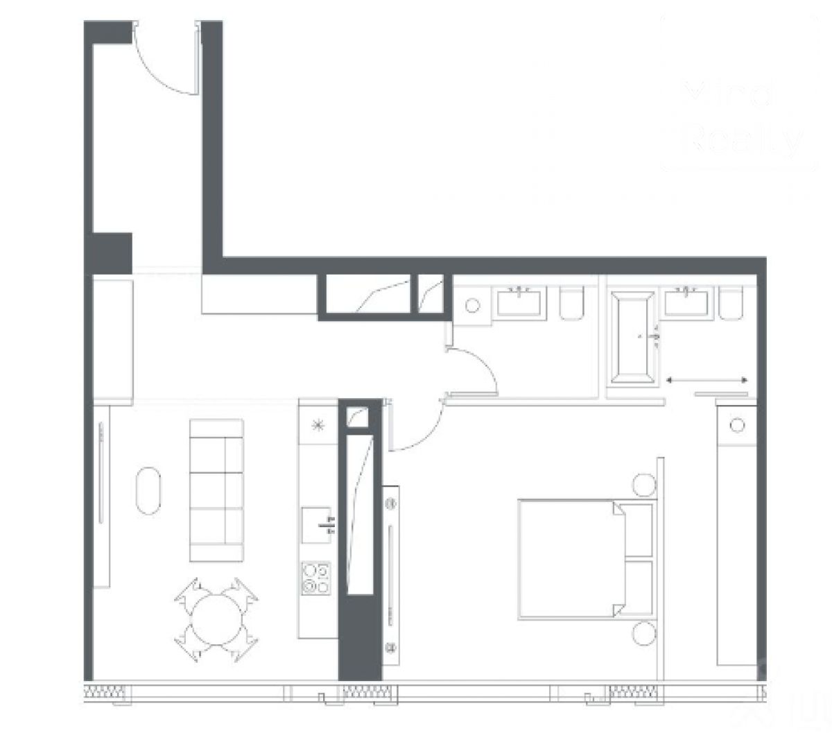 Продажа 2-комнатной элитной квартиры в ЖК Capital Towers. площадь 62.00м2. цена: 58 000 000 руб
