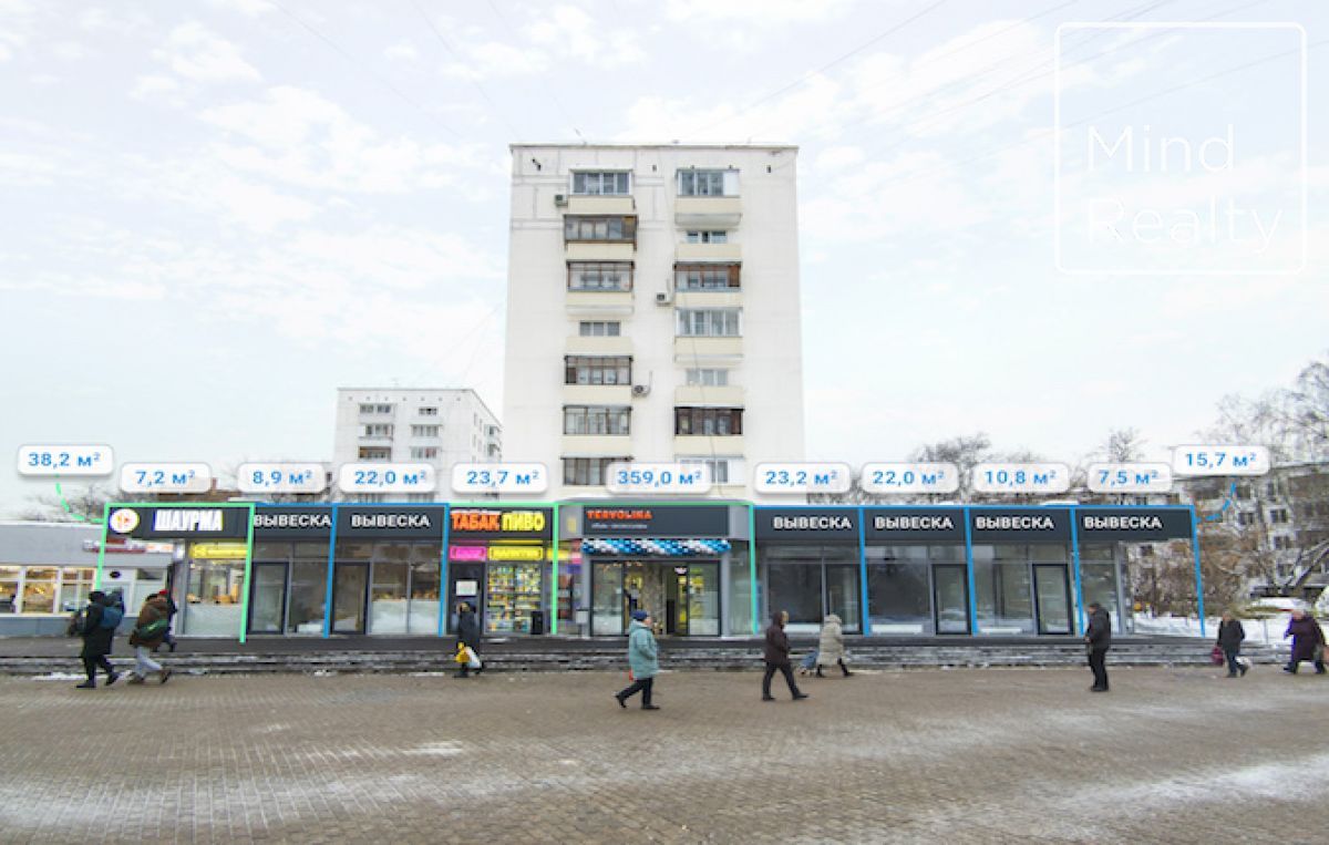 Продажа торгового помещения в Москве, в жилом доме. Возле метро Перово. Москва, Владимирская 2-я ул, д 38/18. Площадь: 8.90 кв.м. Цена: 38 640 000 руб