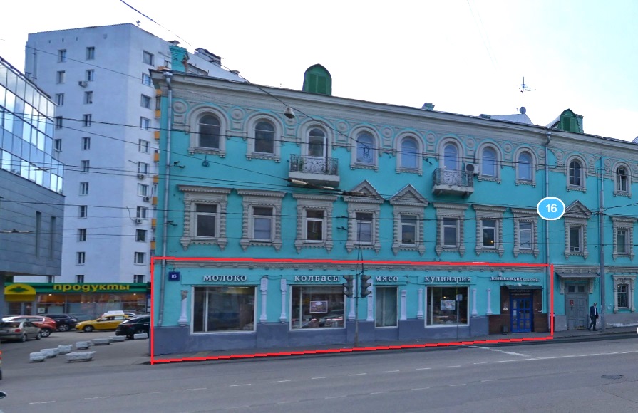 Аренда торговой площади в Москве. Возле метро Бауманская. Москва, Спартаковская ул, д 16. Площадь: 100.00 кв.м. Цена: 770 000 руб