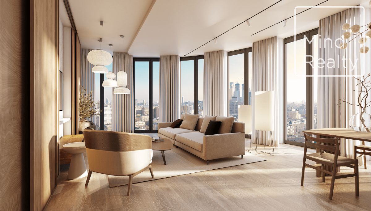 Продажа 3-комнатных апартаментов в ЖК Скай вью. площадь 119.29м2. цена: 107 268 988 руб