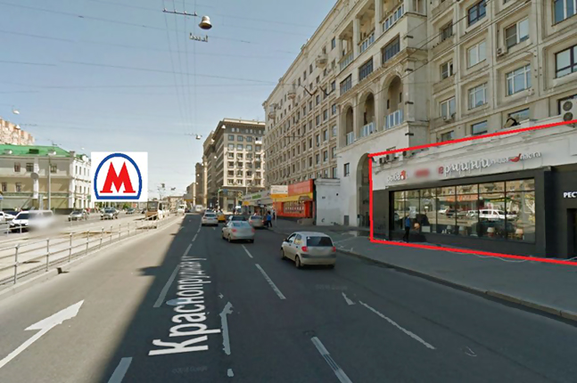 Аренда торговой площади в Москве, в жилом доме. Возле метро Красносельская. Москва, Краснопрудная ул, д 22-24. Площадь: 725.00 кв.м. Цена: 1 500 000 руб