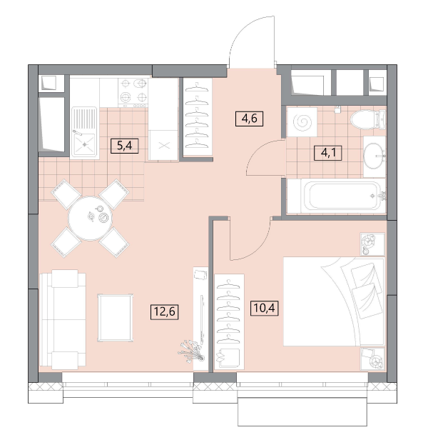 Продажа 1-комнатной элитной квартиры в ЖК Вестердам. площадь 37.70м2. цена: 18 180 000 руб